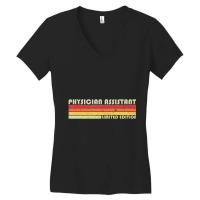 Physician Assistant Job Title Birthday Worker Women's V-neck T-shirt | Artistshot