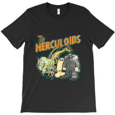 The Herculoids, Distressed T-shirt Designed By Ceejayshammah