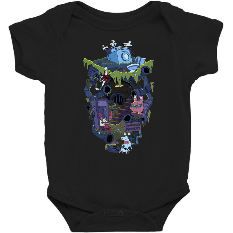 Aaahh!!! Real Monsters Underground Academy Baby Bodysuit by cm-arts | Artistshot