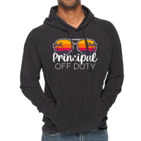 Principal Off Duty Sunglasses Beach Sunset Vintage Hoodie | Artistshot