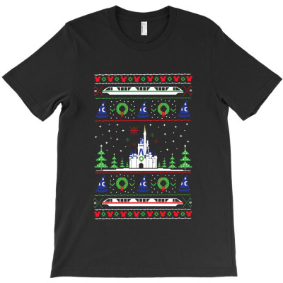 Magical Kingdom Christmas Sweater T-shirt Designed By Ananda Balqis
