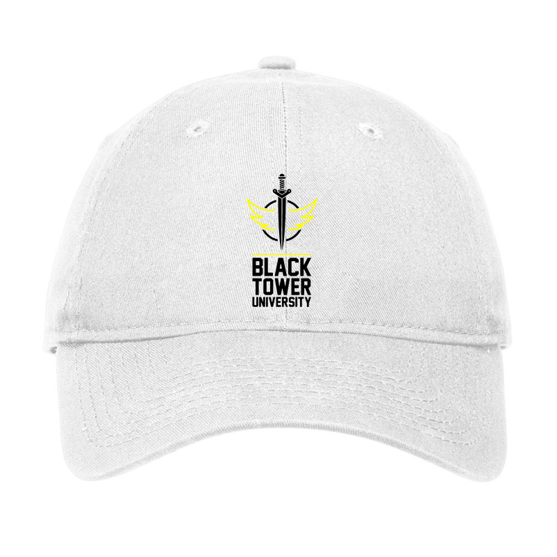 Black Tower University Adjustable Cap by delagan | Artistshot