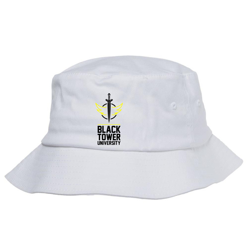 Black Tower University Bucket Hat by delagan | Artistshot