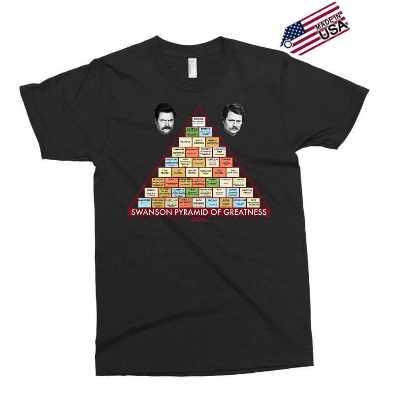 Parks & Recreation Swanson Pyramid Of Greatness Exclusive T-shirt | Artistshot