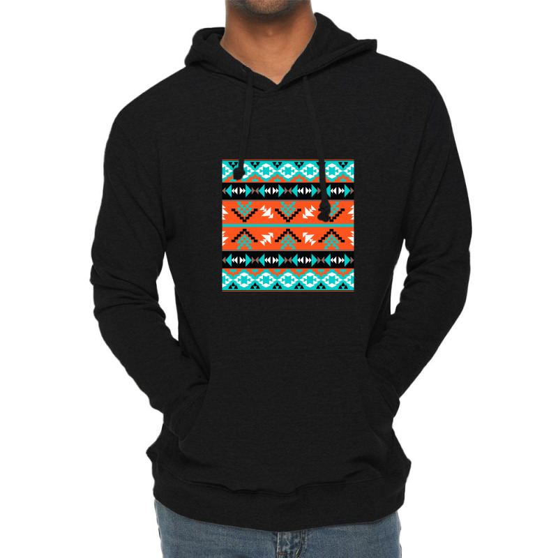 Green Tribal Native Lightweight Hoodie by ChandraGay | Artistshot