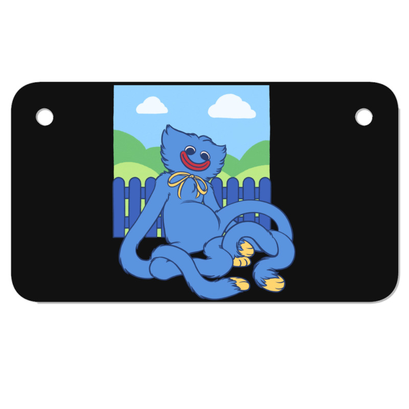 Poppy Playtime   (4) Motorcycle License Plate by cm-arts | Artistshot