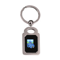 Poppy Playtime   (4) Silver Rectangle Keychain | Artistshot