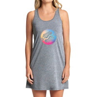 Electric Guitar Headstock Circle Gradient Theme 1 Tank Dress | Artistshot