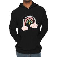 Aesthetic Rainbow Watercolor Lightweight Hoodie | Artistshot