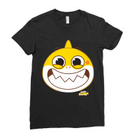 Baby Shark Smiling Ladies Fitted T-shirt | Artistshot