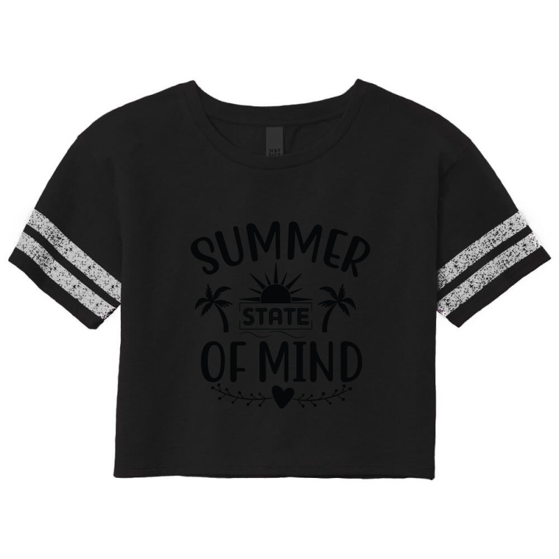 Summer State Of Mind Scorecard Crop Tee by NestorMarchetti | Artistshot