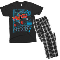 Blaze & The Monster Machines Into Glory Men's T-shirt Pajama Set | Artistshot