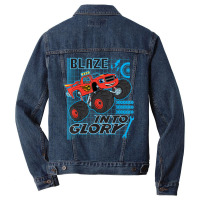 Blaze & The Monster Machines Into Glory Men Denim Jacket | Artistshot