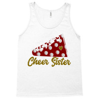 Cheer Sister Shirt, Maroon Megaphone Heart Flower Accent Pullover Hood Tank Top | Artistshot