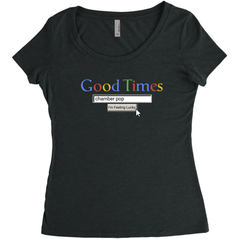 Good Times Chamber Pop Women's Triblend Scoop T-shirt by KENNETHLEETINSLEY | Artistshot