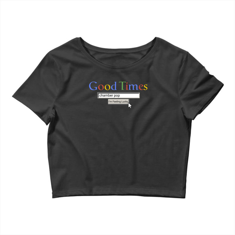 Good Times Chamber Pop Crop Top by KENNETHLEETINSLEY | Artistshot