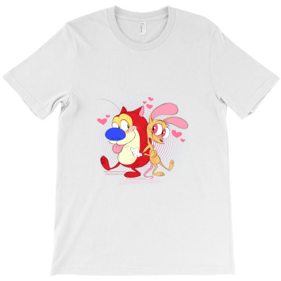 Ren And Stimpy T-shirt Designed By Murdermydudepodcast