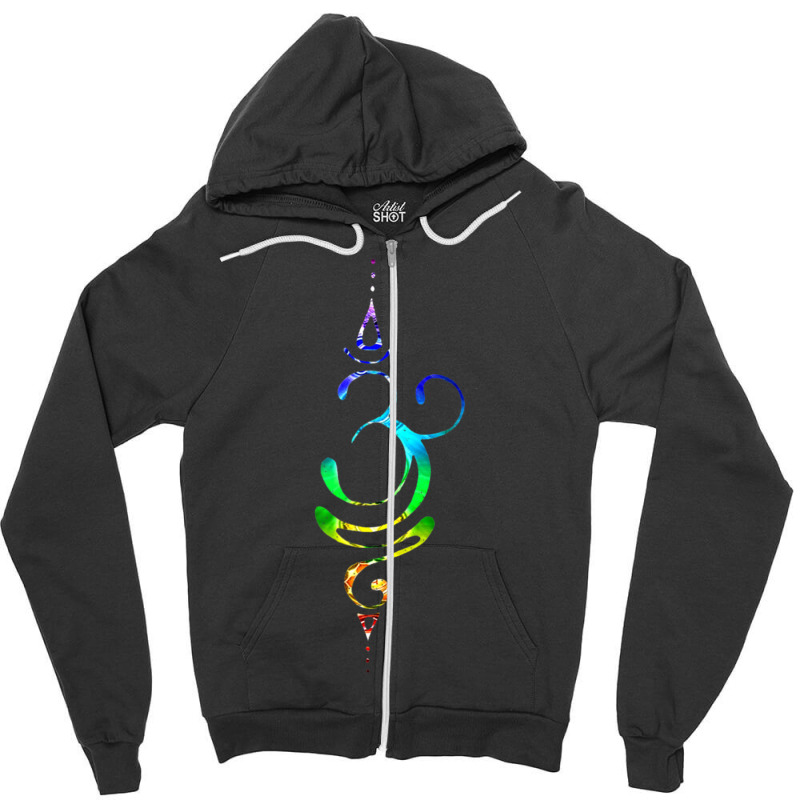 Breathe Symbol Chakra Zipper Hoodie by brumfieldportillo7vlpq8 | Artistshot