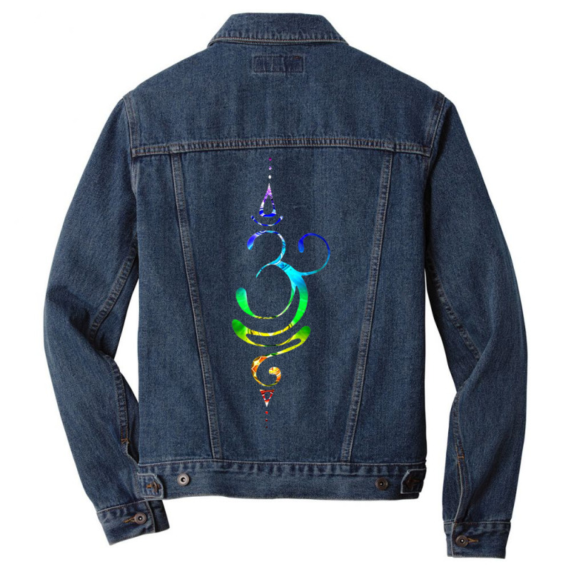 Breathe Symbol Chakra Men Denim Jacket by brumfieldportillo7vlpq8 | Artistshot