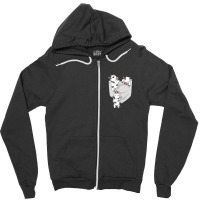 Cow Pocket Milk Cow In A Bag Zipper Hoodie | Artistshot