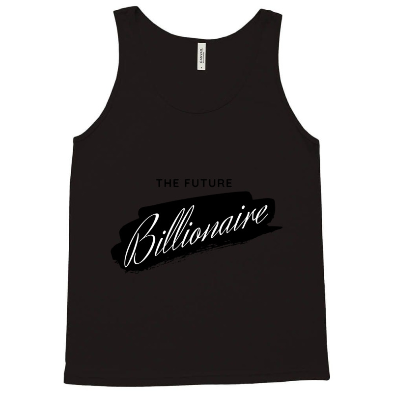 The Future Billionaire Fitted Tank Top by DAVIDCROWDER | Artistshot