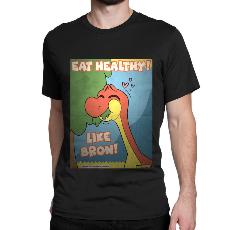 Poppy Playtime Eat Healthy Like Bron Tit Classic T-Shirt by Artistshot