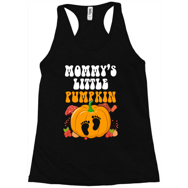 Mommys Little Pumpkin  Halloween Maternity Racerback Tank by demar a simmons | Artistshot