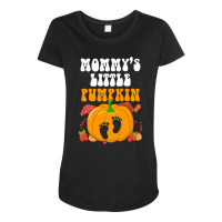 Mommys Little Pumpkin  Halloween Maternity Maternity Scoop Neck T-shirt | Artistshot