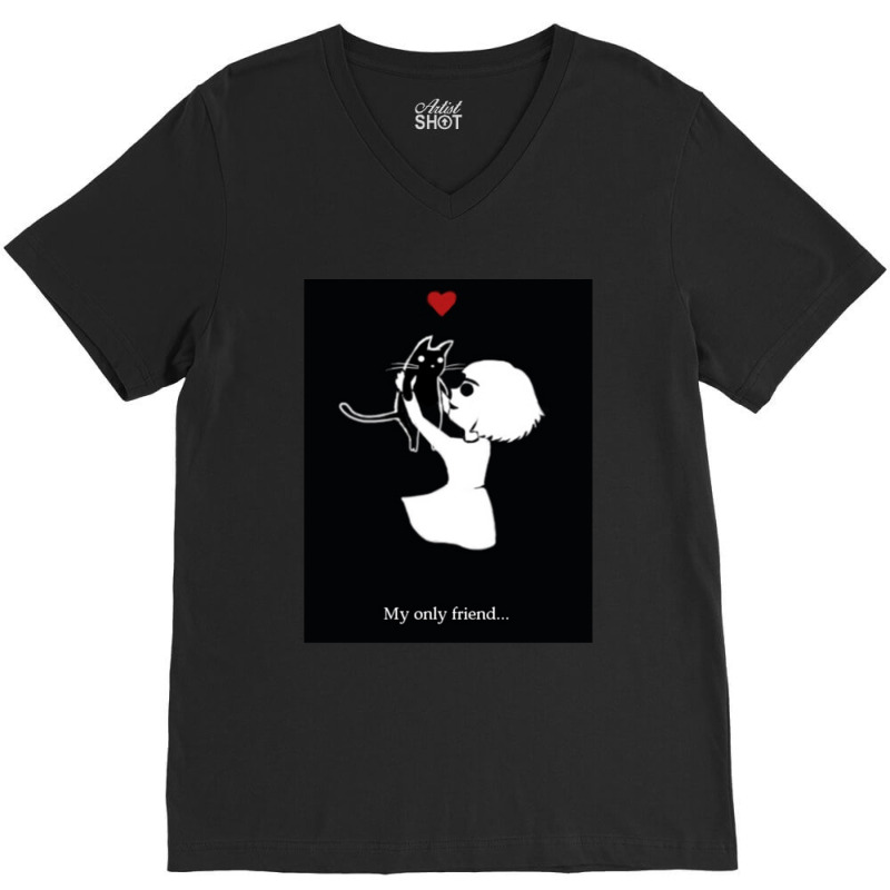 Fran Bow Horror My Only Friend Essential V-neck Tee | Artistshot