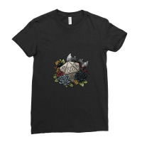 Barbarian Class D20 - Tabletop Gaming Dice Ladies Fitted T-shirt | Artistshot