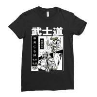 Japanese Samurai Warrior Ladies Fitted T-shirt | Artistshot