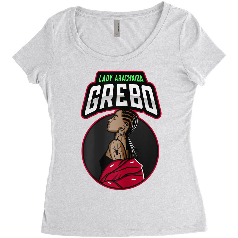 Womens Grebo Lady Arachnida, Liberian Superhero, African Ancestry Women's Triblend Scoop T-shirt by cm-arts | Artistshot