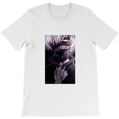 Ken Kaneki,tokyo Ghoul T-shirt Designed By Syskpodcast
