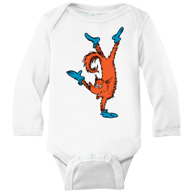 Dr. Seuss Fox In Socks Handstand Pullover Hoodie Long Sleeve Baby Bodysuit by cm-arts | Artistshot