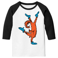 Dr. Seuss Fox In Socks Handstand Pullover Hoodie Youth 3/4 Sleeve | Artistshot