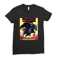 Arrival Of Zorro Is ... Ladies Fitted T-shirt | Artistshot