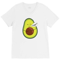 An Avocado, Thanks! Vine. V-neck Tee | Artistshot