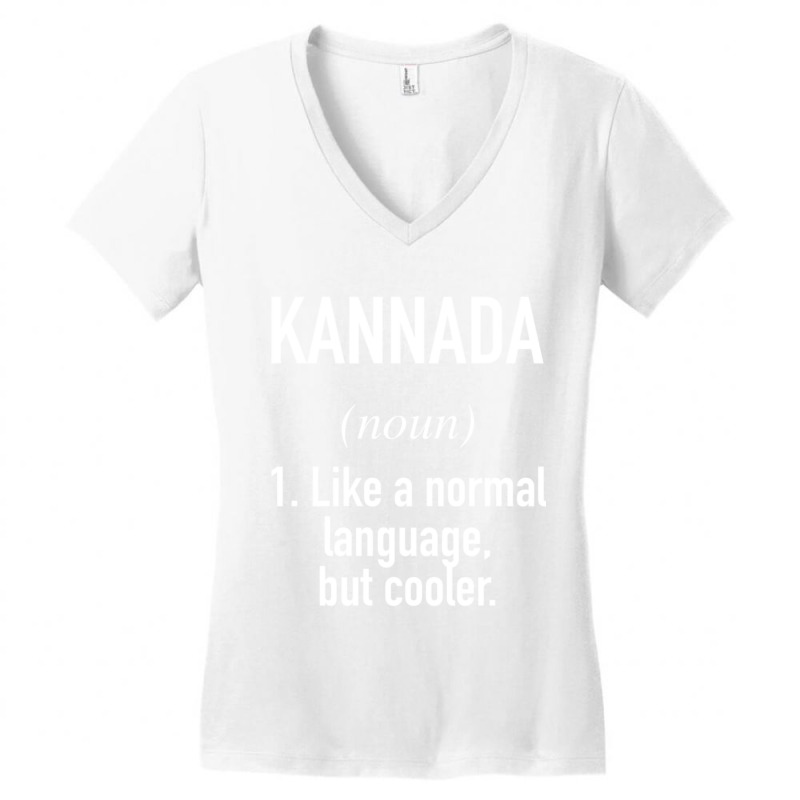 Kannada Language Women's V-Neck T-Shirt by cm-arts | Artistshot