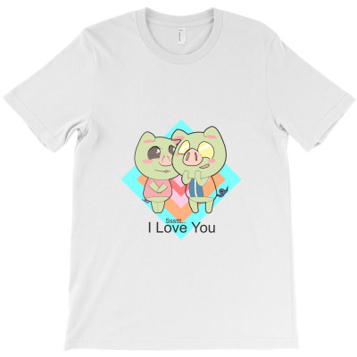 Couple Love Pig T-shirt Designed By Murdermydudepodcast