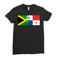 Jamaican Panamanian Flag Jamaica Panama Pullover Hoodie Ladies Fitted T-shirt | Artistshot