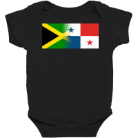 Jamaican Panamanian Flag Jamaica Panama Pullover Hoodie Baby Bodysuit | Artistshot