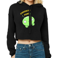 Final Space Mooncake Chookity Pok Funny Cropped Hoodie | Artistshot