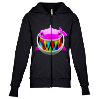 Sixgill Tiger Ocean Life Youth Zipper Hoodie | Artistshot