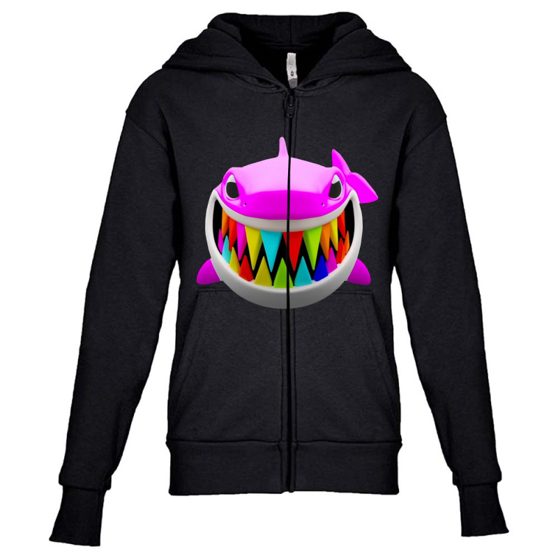 Sixgill Tiger Ocean Life Youth Zipper Hoodie | Artistshot