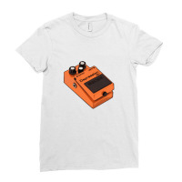 Boss Depression Ds 1 Effects Pedal Nihilist Guitarist Parody Humor Des Ladies Fitted T-shirt | Artistshot