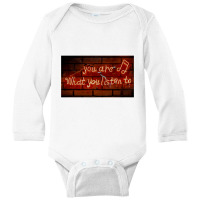 Neon Life Message Long Sleeve Baby Bodysuit | Artistshot