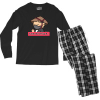 Nft Art Konnichiwa Mylo And Co 7 Of 16 Gift Men's Long Sleeve Pajama Set | Artistshot