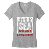 Bering Sea Fisherman 2021 Second To None Dutch Harbor Alaska Pullover Women's V-neck T-shirt | Artistshot