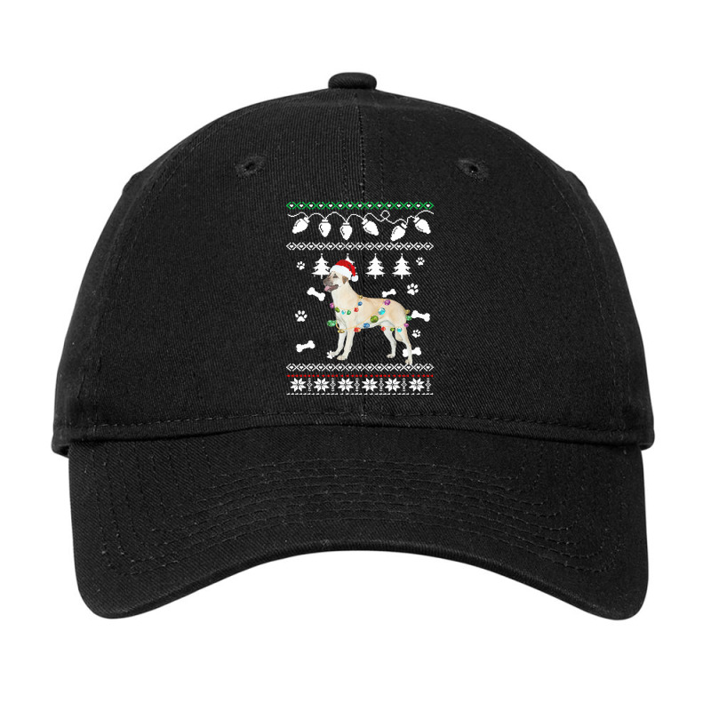 Anatolian Shepherd Dog Dog Santa Hat Ugly Christmas Sweater Happy Holi Adjustable Cap by netheriteshepherd | Artistshot