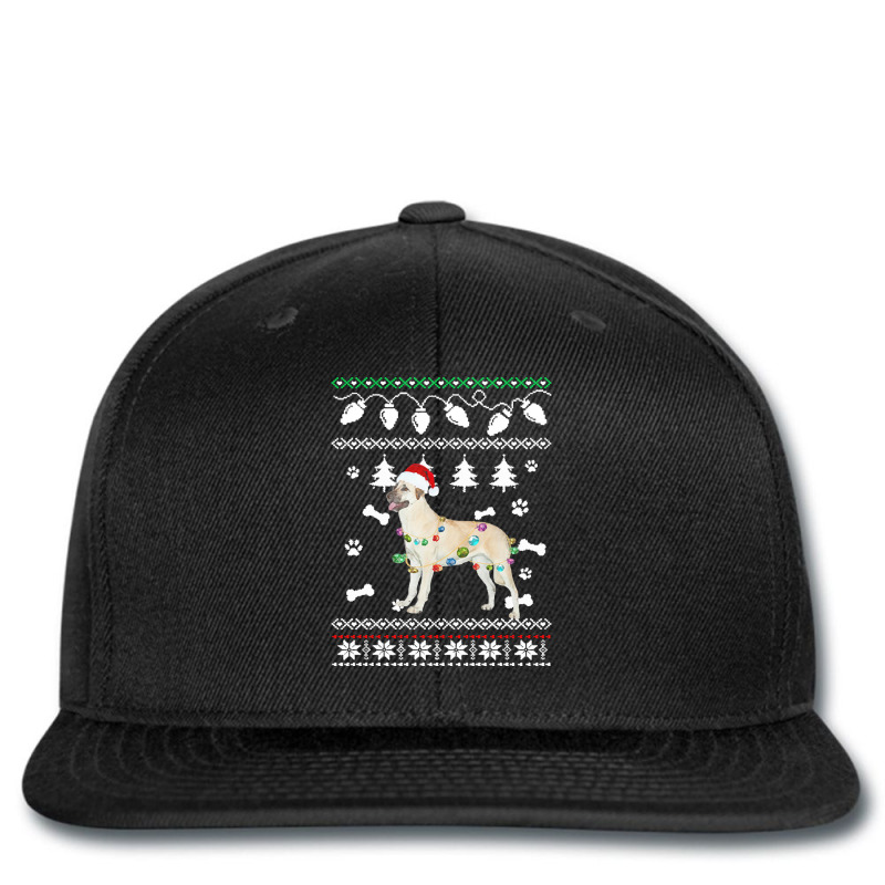 Anatolian Shepherd Dog Dog Santa Hat Ugly Christmas Sweater Happy Holi Printed hat by netheriteshepherd | Artistshot